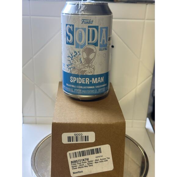 Funko Vinyl Soda: Marvel - Spider-Man (Chase) Amazon (Exclusive) NEW SEALED - Picture 9 of 9